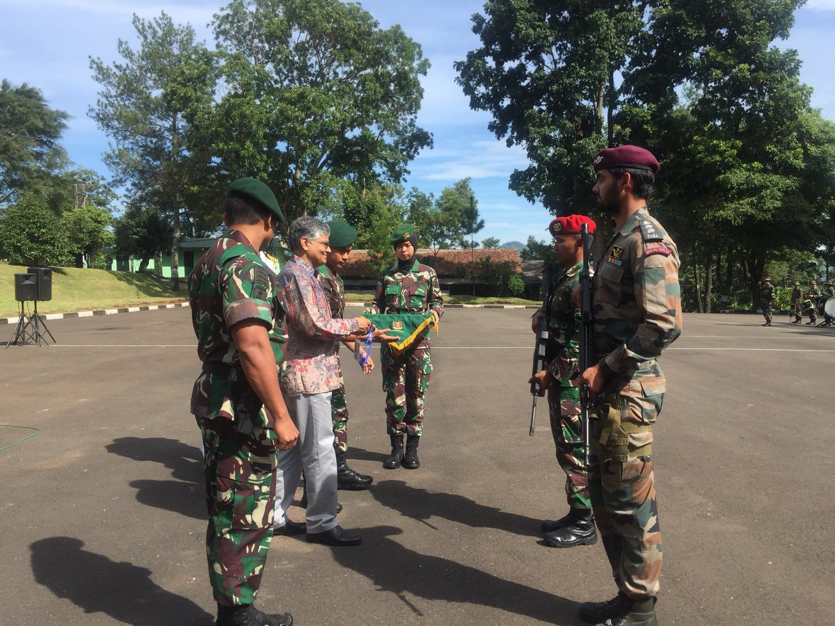 IndianEmbJkt's tweet image. Opening Ceremony of Garuda Shakti - VI/2018 Joint Exercise @tni_ad #IndiaIndonesia #JointExercise #Armies