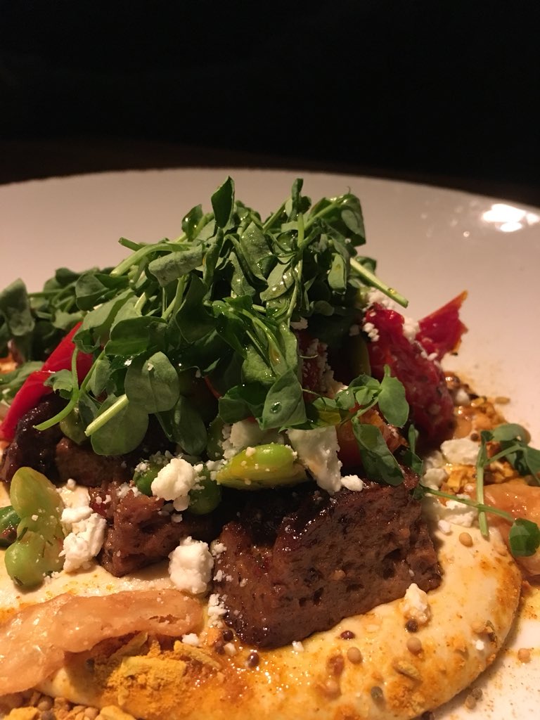 GF_Denver's tweet photo. It took 2 months for me to get in on a Saturday night, but it was WELL worth it. El Five is in my #GFfriendly top 5, hands down! I’ll be interviewing their chef soon! #GFDenver #GFDateNight #hummus #merguez #paella https://t.co/mz4Y3KDmc9