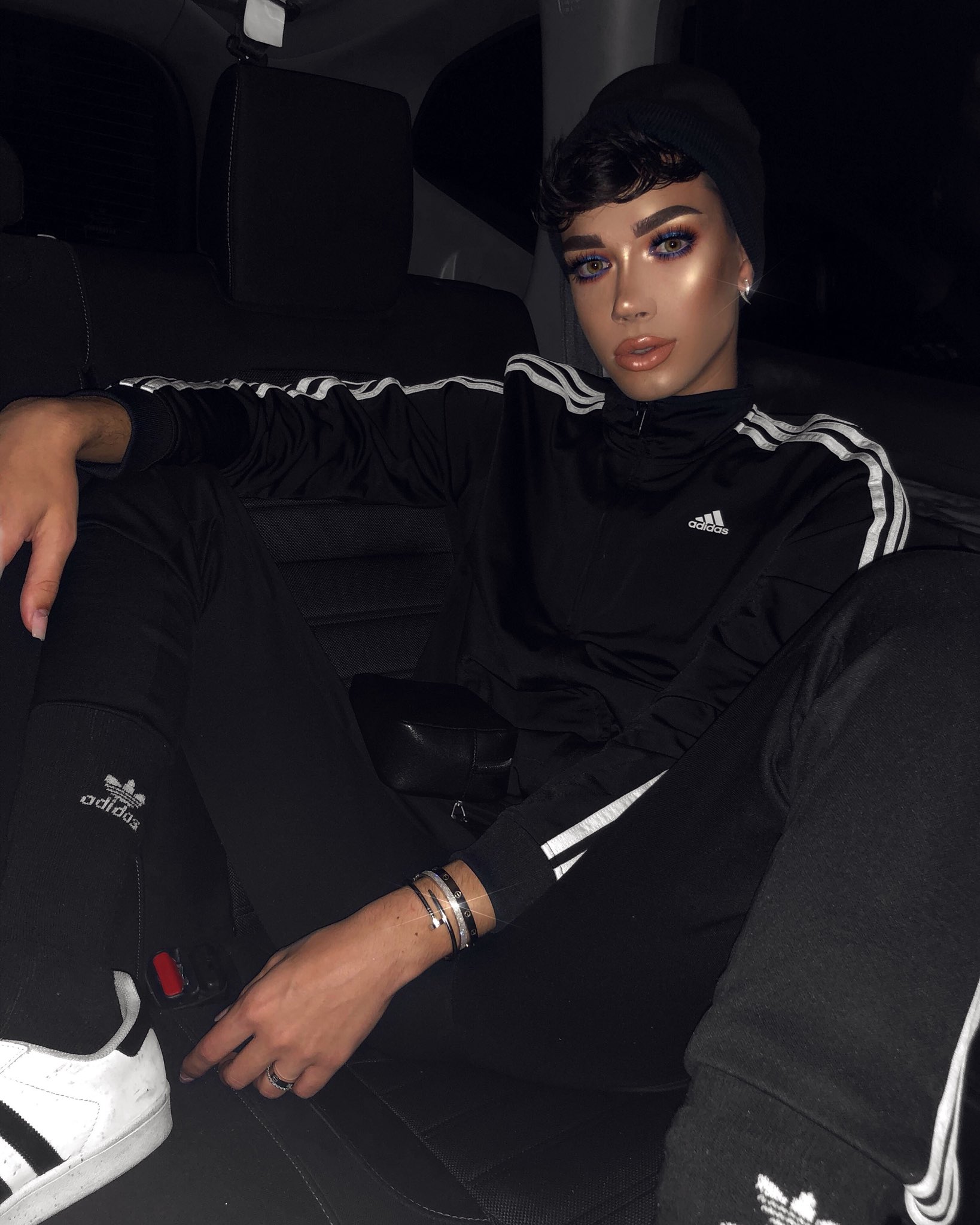 james charles adidas jacket