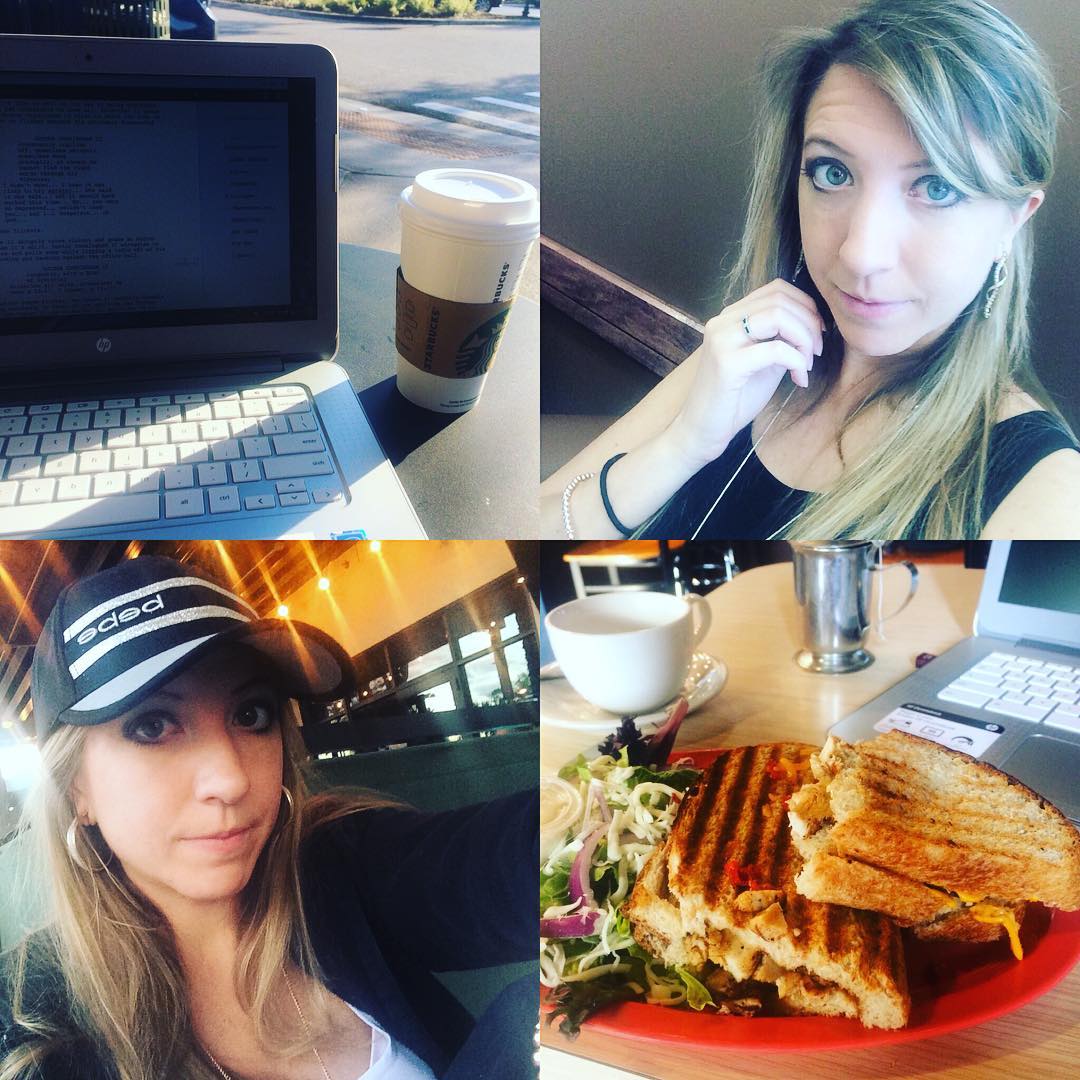 AshlieAnctil's tweet photo. Basically spent my entire weekend camping out in various eateries with my laptop. Could be worse. :) #scriptwriting #endlessediting #dreamstakehardwork #isitgarbage #supportivefriends @mmihpodcast https://t.co/I3gOTxfeuj