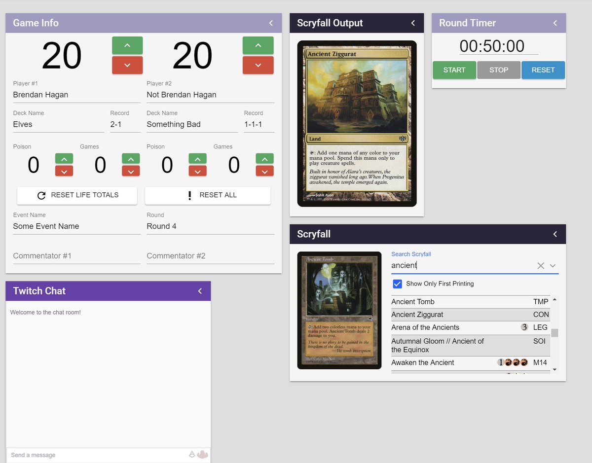 haganbmj's tweet photo. Stopping point for now. Unsure if there's a better way to organize game details when you have 3 numerics. #nodecg, tablet controller, draft overlay. https://t.co/MOVKlMRGqM