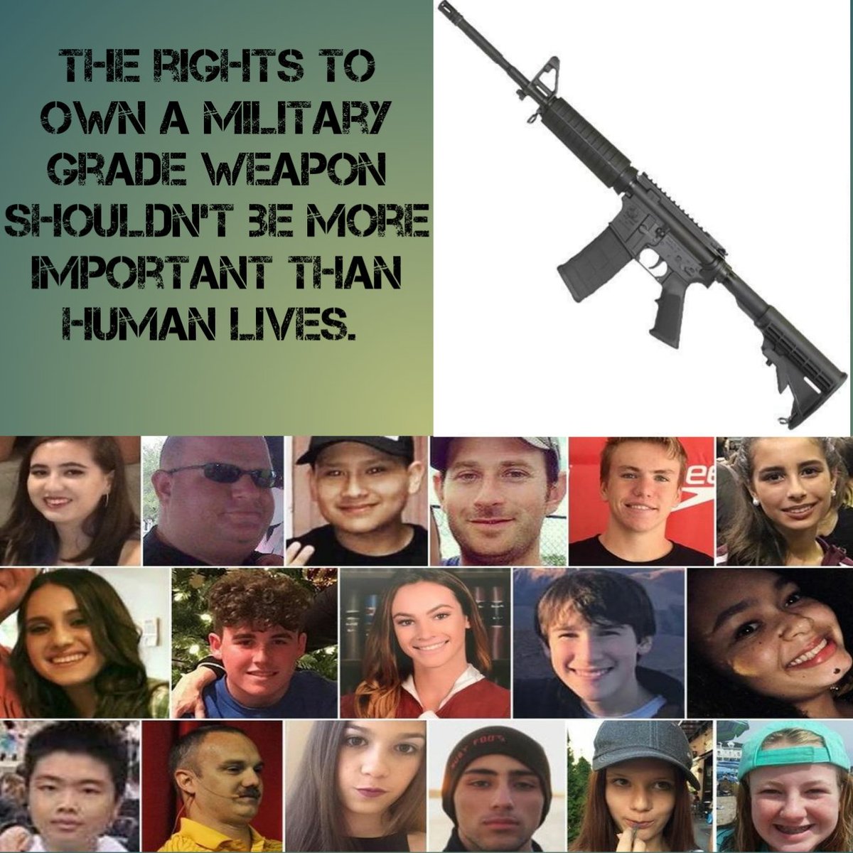 Mama_D62's tweet photo. @Amy_Siskind @realDonaldTrump #MuellerIsComingForYou
And if you @gop @nra think the FAMILIES & SURVIVORS of #FloridaSchoolShooting will go away quietly GUESS AGAIN
#BloodOnYourHands
#ParklandStrong #StudentsDemandAction #GunControlNow #StudentsForGunControl #StudentsMarch #RussianMeddling https://t.co/ZqYdvK0ZkW