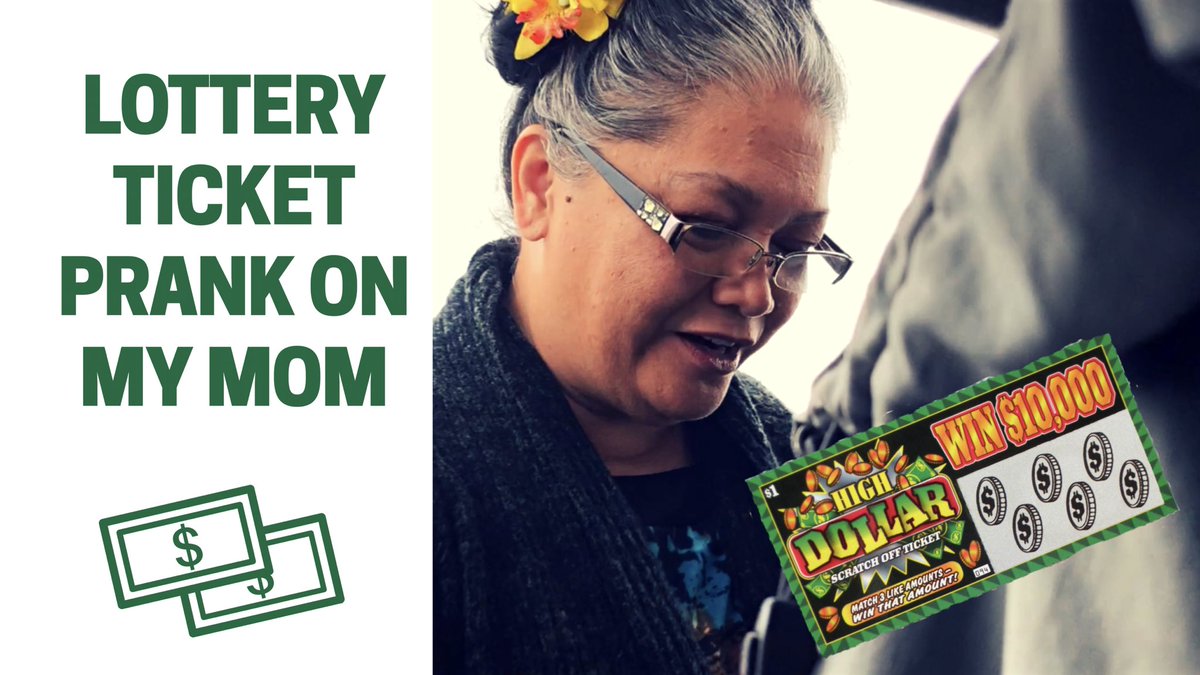 MerriweatherFam's tweet photo. We pranked my mom with a fake lottery ticket!! #prank #hilarious See her reaction here: https://t.co/LD2mEDYbJb https://t.co/b09JEa3HiW