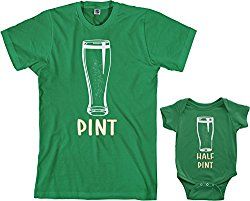 #Surprise a #new #dad with this #funny #cool #matching #dadandbaby #Tshirt & #onesie . #SaintPatricksDay #SaintPattysDay #Irish #Green #babyshower #birthreveal