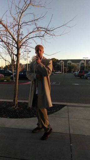 All trenchcoat and arrogance