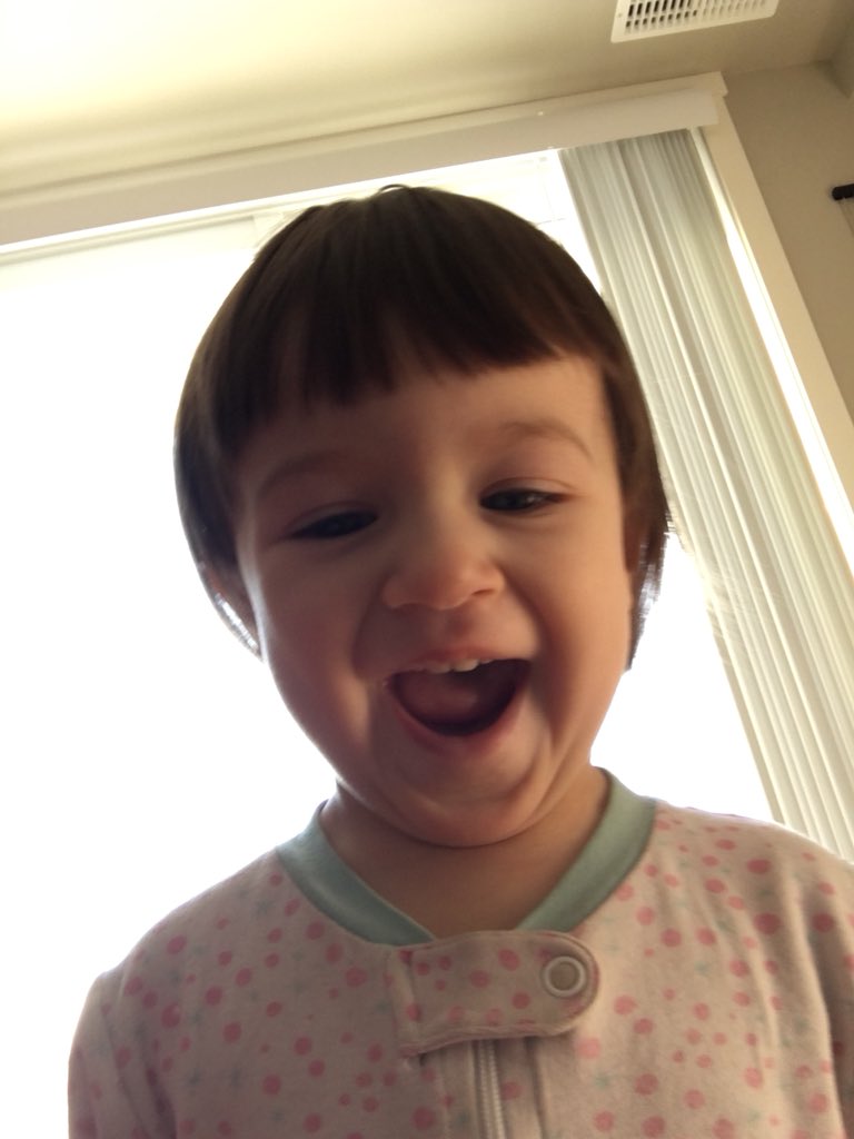 BatManna05's tweet photo. My goofball at her finest. Can’t believe how fantastic she makes my life. #momlife https://t.co/92yQ1mrWIr