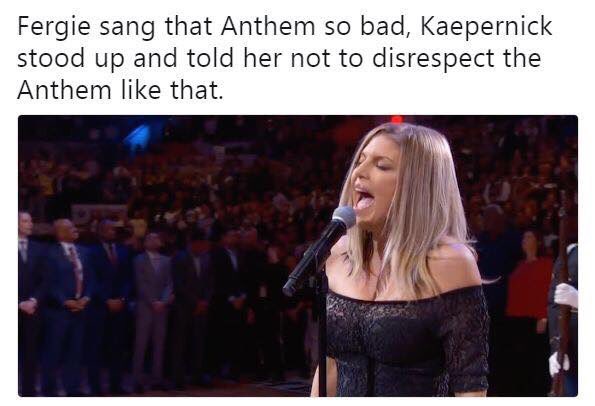 sklain801's tweet photo. Damnnnn Bro’ 😂😂😂😂😂 #Kaepernick #AllStar2018 @NBAonTNT @Kaepernick7 @SHAQ https://t.co/eDAElUjWgw