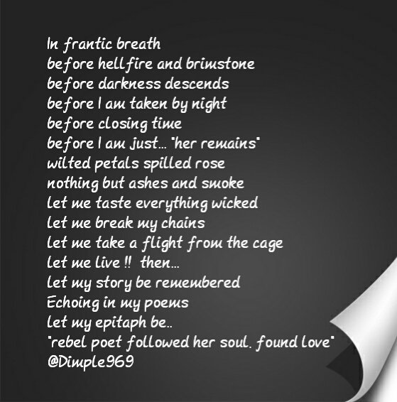 Dimpleverse's tweet photo. On occasion
Poet
On occasion
Muse
Devoted to soulful art...

#poetry

#hangtenstories #WrittenRiver
#arielpoets #intrigueverse #DimpleVerse #micropoetry #tenwords #tanka #Amwriting #vss #poem #poet #poetrycommunity #painting #artist

#Art by Mitchell Phillips https://t.co/C5suA9nYka