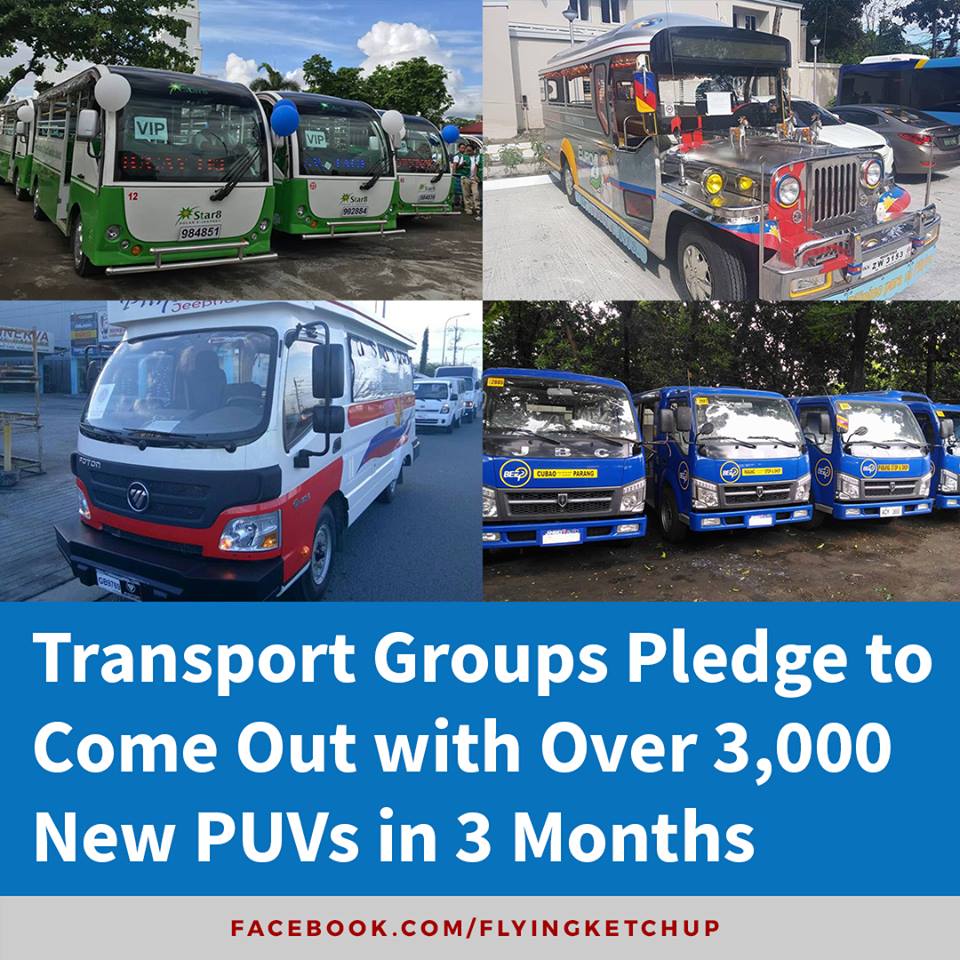 FlyingKetchup's tweet image. The move is in support of the Duterte Administration’s Public Utility Vehicle Modernization Program (PUVMP). #PartnerForChange #BuildAndMove #BetterPhilippines

Story: goo.gl/iu4d9A