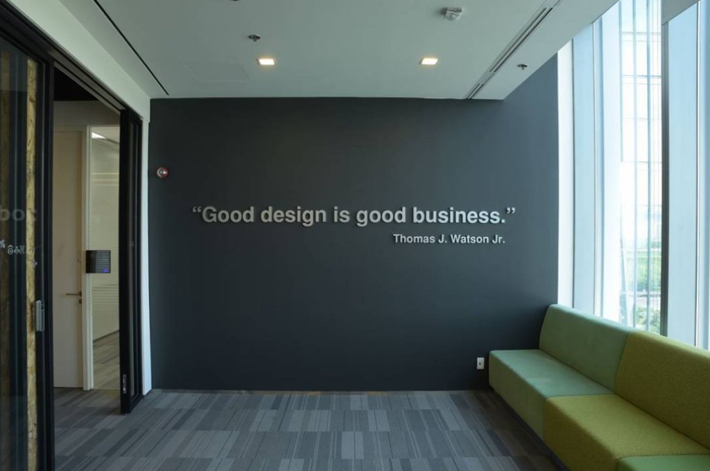 IBM's tweet image. A belief that is core to our network of #IBMStudios around the world, displayed proudly at our studio in Seoul, South Korea.