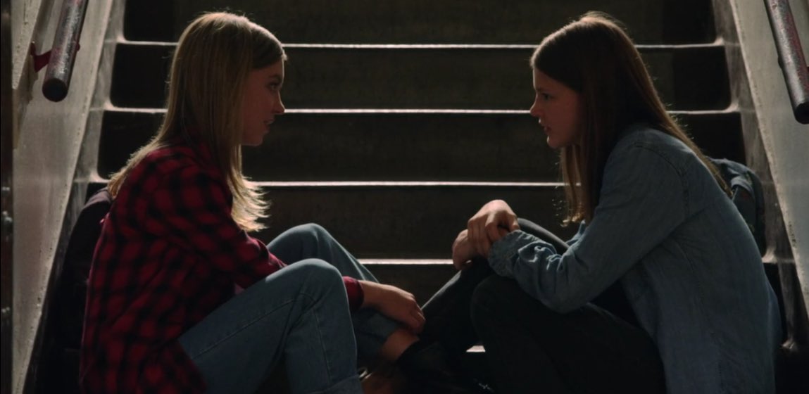 kemaline96's tweet photo. 🌈Kate and Emaline🌈
"Find you a girl who’ll give you a ring pop and ask you to dance to Duran Duran."
  #KatEm #Kataline #Kamaline 🚢 #EverythingSucks #netflix https://t.co/sZwGksddFX