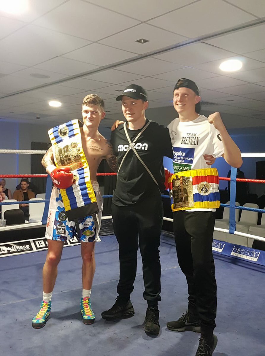 2 champs @LeeroyClayton5 @GBrennan1996 #LittleBigMen #TeamMorson #KieranFarrellPromotions