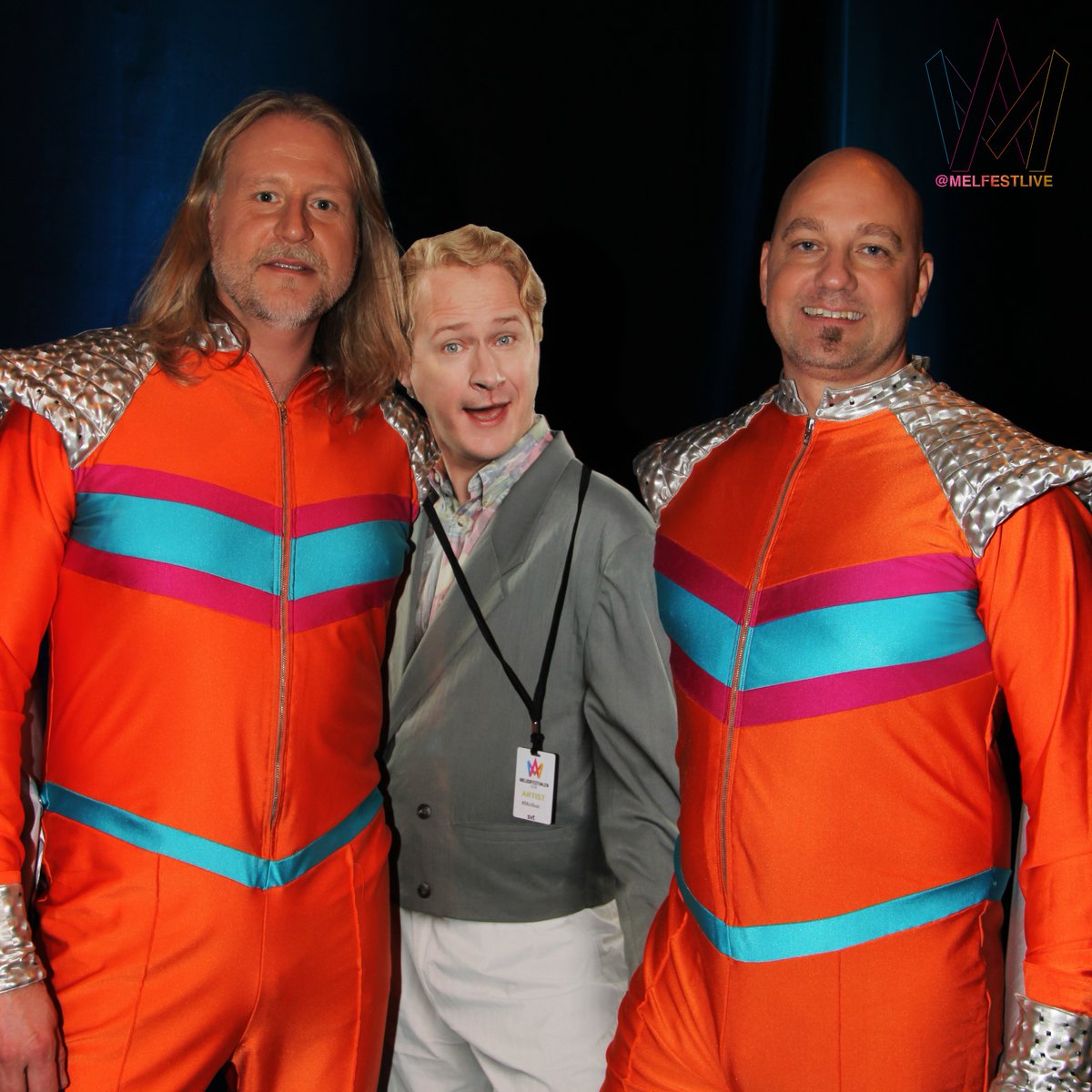 MelfestLive's tweet photo. Dansbandet Rolandz med @rgofficiella i spetsen lovar att bjuda på så pass mycket energi och glädje att man nästan blir yr! #melfest https://t.co/kP0xhlvtX4