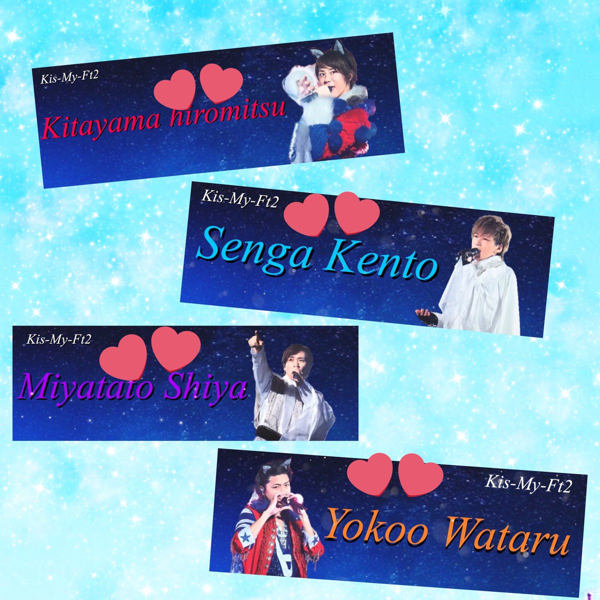 milmilmilpi's tweet photo. キスマイヘッダー加工
何故かISCREAMので作りました笑
50いいね来たら配布します
いいねよろしくお願いしますm(*_ _)m
#みるぴの加工
#アイスクリーム
#キスマイ
#キスマイヘッダー画像 https://t.co/2UWkjRJuuR