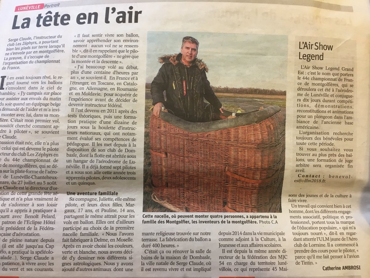 cdfm2018's tweet photo. Coup de pub de la part de l’Est Républicain, merci ! #cdfm2018 https://t.co/LjaEVuwq4q