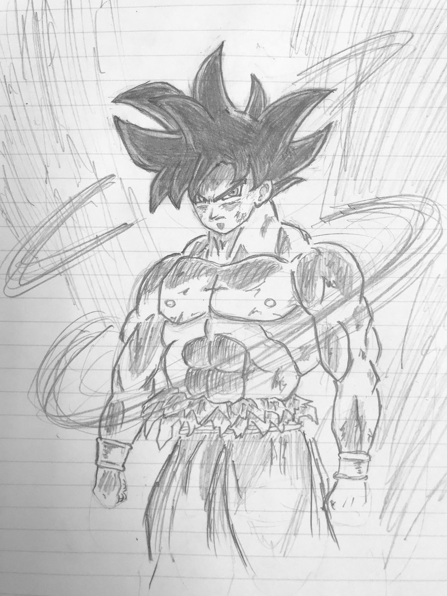 ロー No Twitter 悟空身勝手の極意 絵 ドラゴンボール ドラゴンボール超 悟空 身勝手の極意 鉛筆