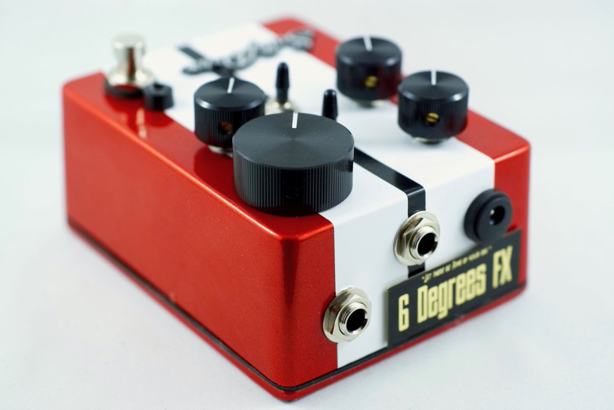 6Degreesfx's tweet photo. 5th anniversary edition Sally Drive. Active EQ (treble &amp; bass) mid range selector (720hz, 590hz, 480hz) G.A.S. clipping, top mounted in/out/power jacks. More info available soon! https://t.co/pcTN7PjN1t