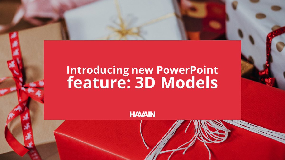 The boundaries of presentation design keep on being pushed further and further. 3D models are the latest and greatest what you can do with your PowerPoints in 2018. Read our Mai Nguyen's review of this new feat in presentation design.  bit.ly/2FerQ5I