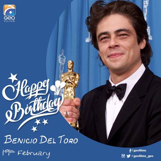 Wishing you another year full of blessings. Happy Birthday, Benicio Del Toro!   