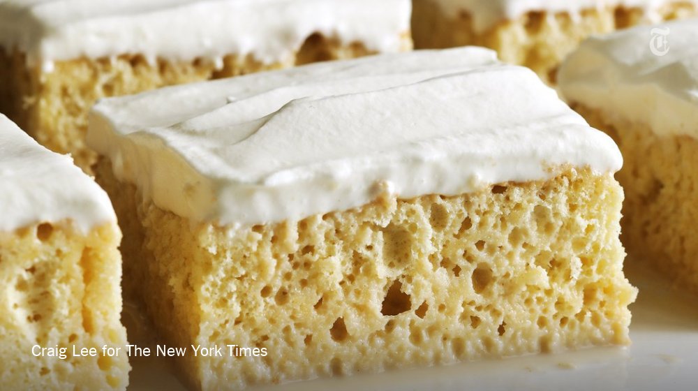 The New York Times on Twitter "Tres leches, which means "3 milks" in