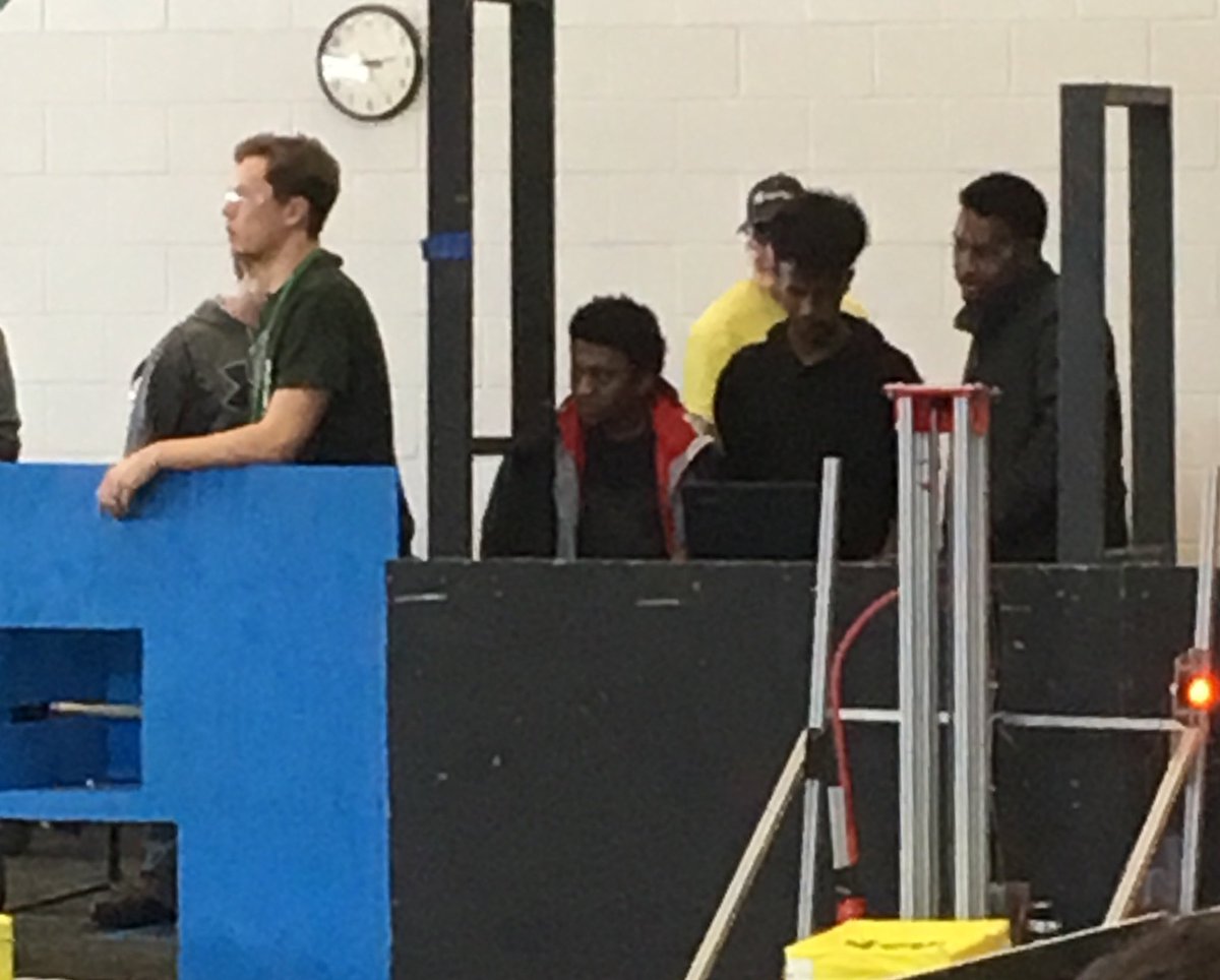 AFearing_MPS's tweet photo. "The robot moved; it knocked down some blocks; we got a lifting motor to move; and students practiced their English for 6 hours with other high school students, engineers, and teachers!" #FirstRoboticsTeam #ProudMoment #Opportunities @MPS_News @MPSGloEd https://t.co/px0zr5mf8k