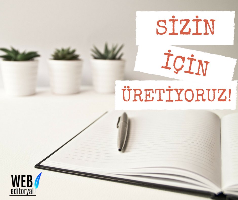 WebEditoryal's tweet photo. Sizin imajınız bizim değerlerimiz arasındadır. Sizler için üretiyoruz. Markanıza yardımcı olmaktan mutluluk duyuyoruz. :)

#webeditoryal #editor #üretmek #metin #metinyazarı #copywriter #creative #content #contentmarketing #içerikpazarlaması #içerik #orijinal #website #blogger https://t.co/AINqRLHFMz