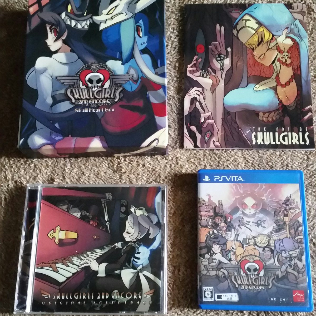 VitaParadisa's tweet photo. My latest pick up Skull Girls 2nd Encore skull heart box @georgieonthego  #PSVita #vitaisland #vitagames https://t.co/zoxhICPhv2