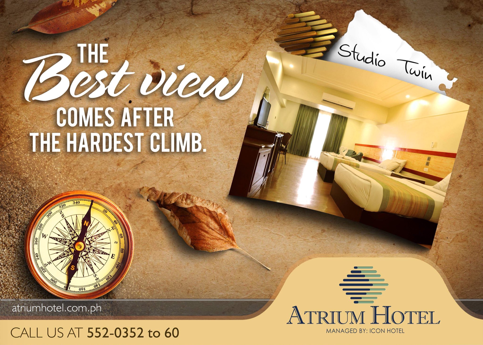 Atrium Hotel on Twitter: "The best view comes after the hardest climb