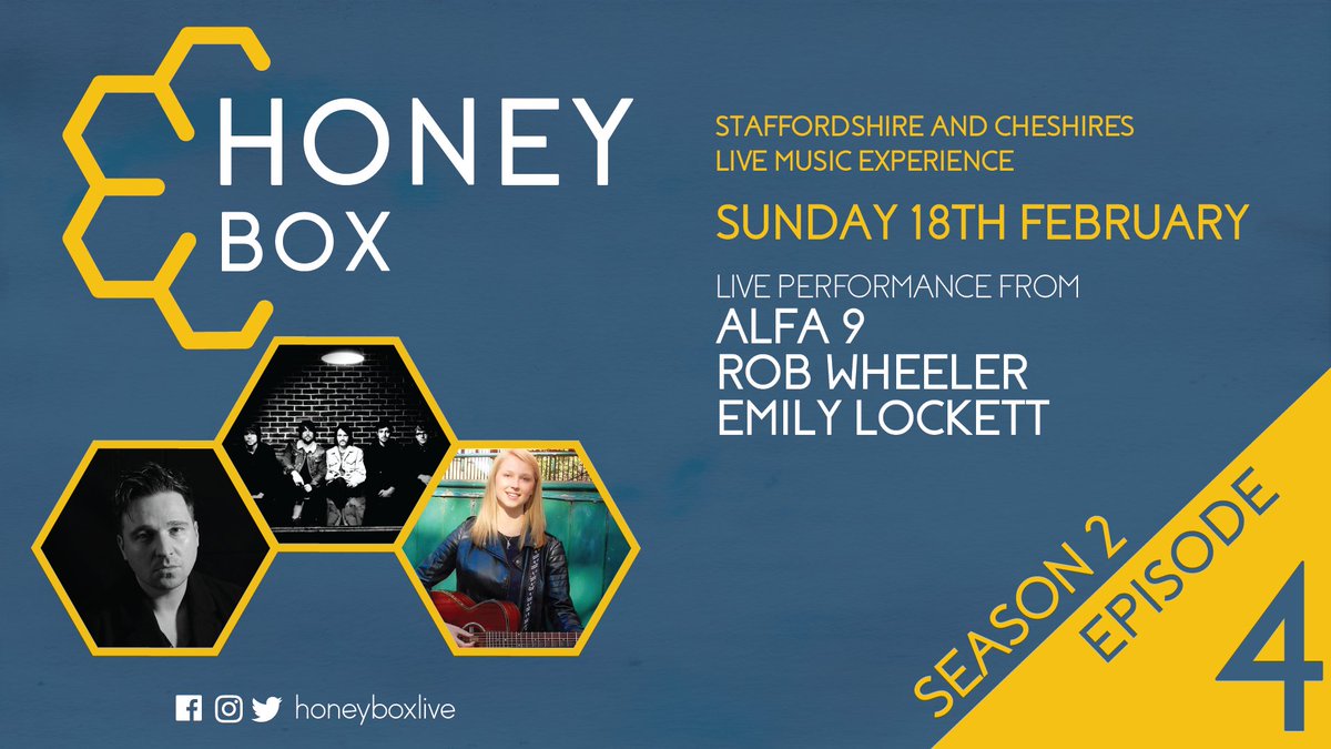 kingst_studios's tweet photo. Catch yesterday's @honeyboxlive show again over on their Facebook page. Amazing live performances from @Alfa9_Official, #RobWheeler and #EmilyLockett   https://t.co/LXJesuhgJJ … https://t.co/i8yGE9ioxN