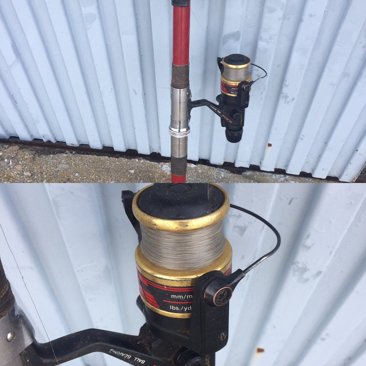 Se vende #cañadepescar con carrete , muy económica