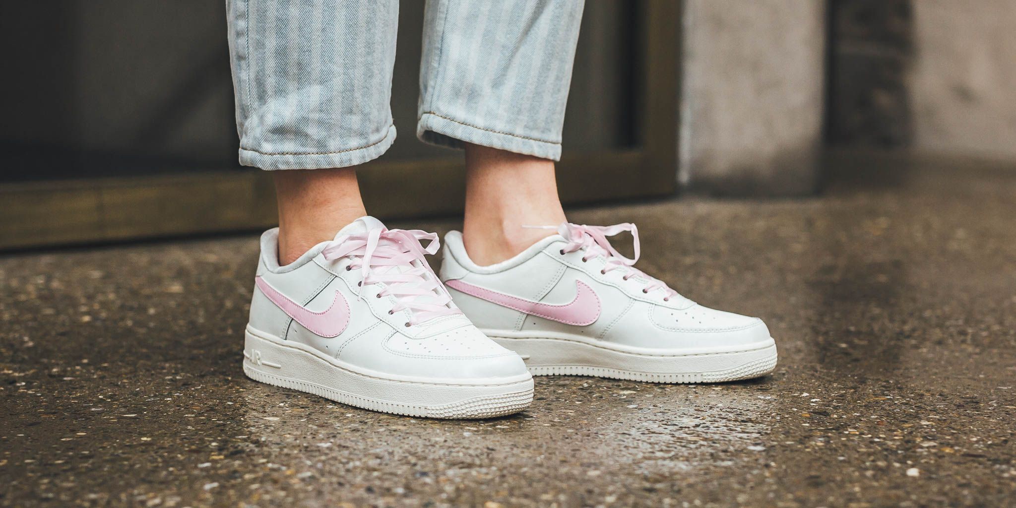 nike air force 1 sail arctic pink