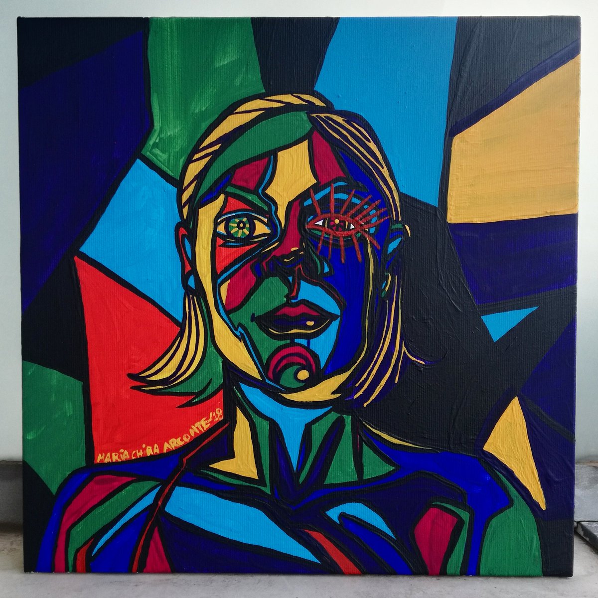 Machi_Machi83's tweet photo. "Susanna" 30x30 acrylic on canvas
I broke the light with the colors
Ho scomposto la luce con i colori
#paint #acrylicpaint #mysister #portrait #myart🎨 #artecontemporanea #acrilici #miasorella #ritrattodidonna #colori #scomporrelaluce #yellow #blue #ritrattoacolori #canvas https://t.co/fd07NXW1dz