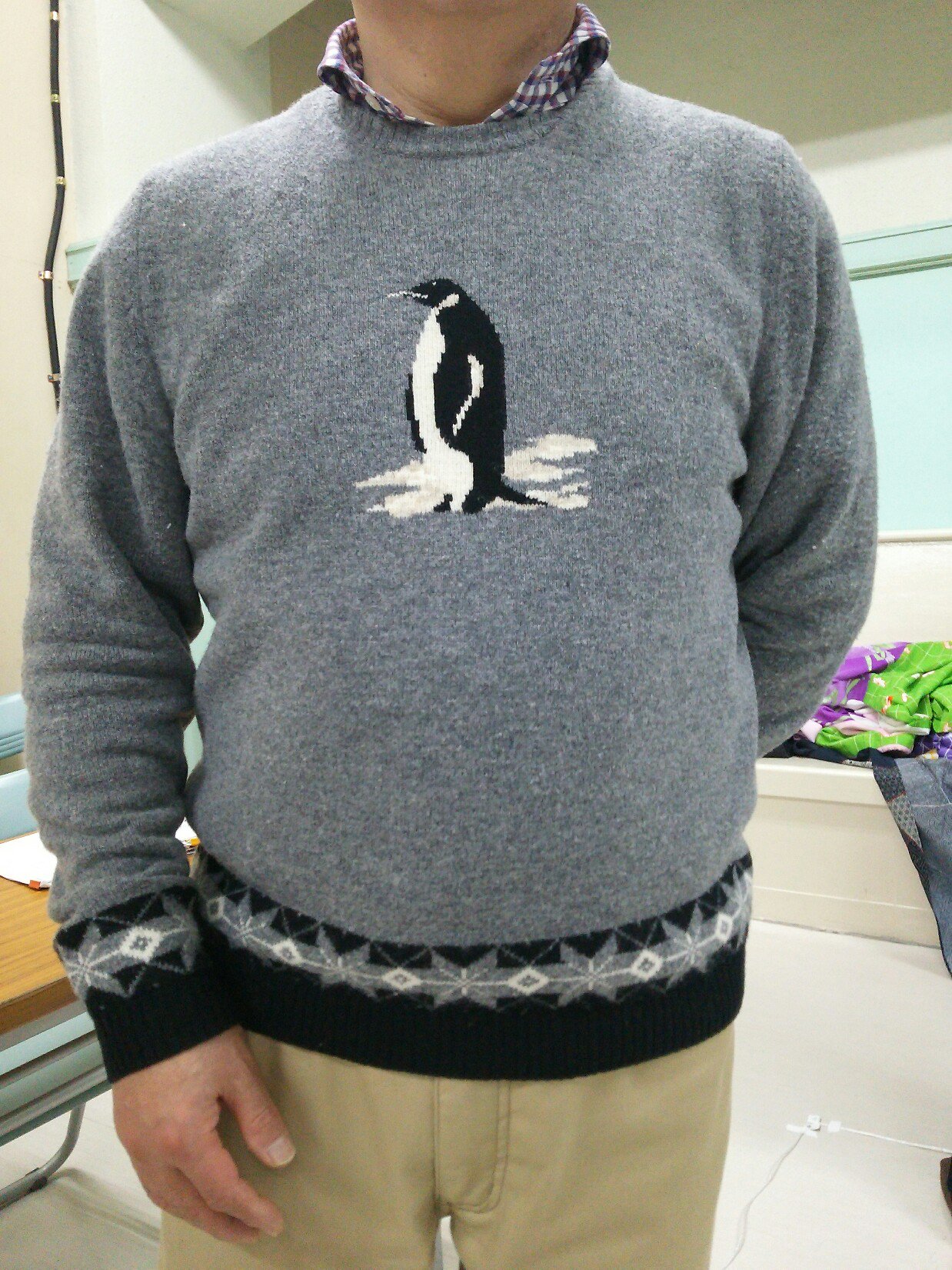 いまむらのりお ペンギンがペンギンのセーター