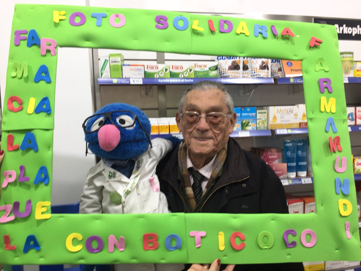 Hoy nuestro paciente más longevo (100 años y 6 meses) con #boticoco <a href="/farmamundi/">FARMAMUNDI</a> 💪🏽