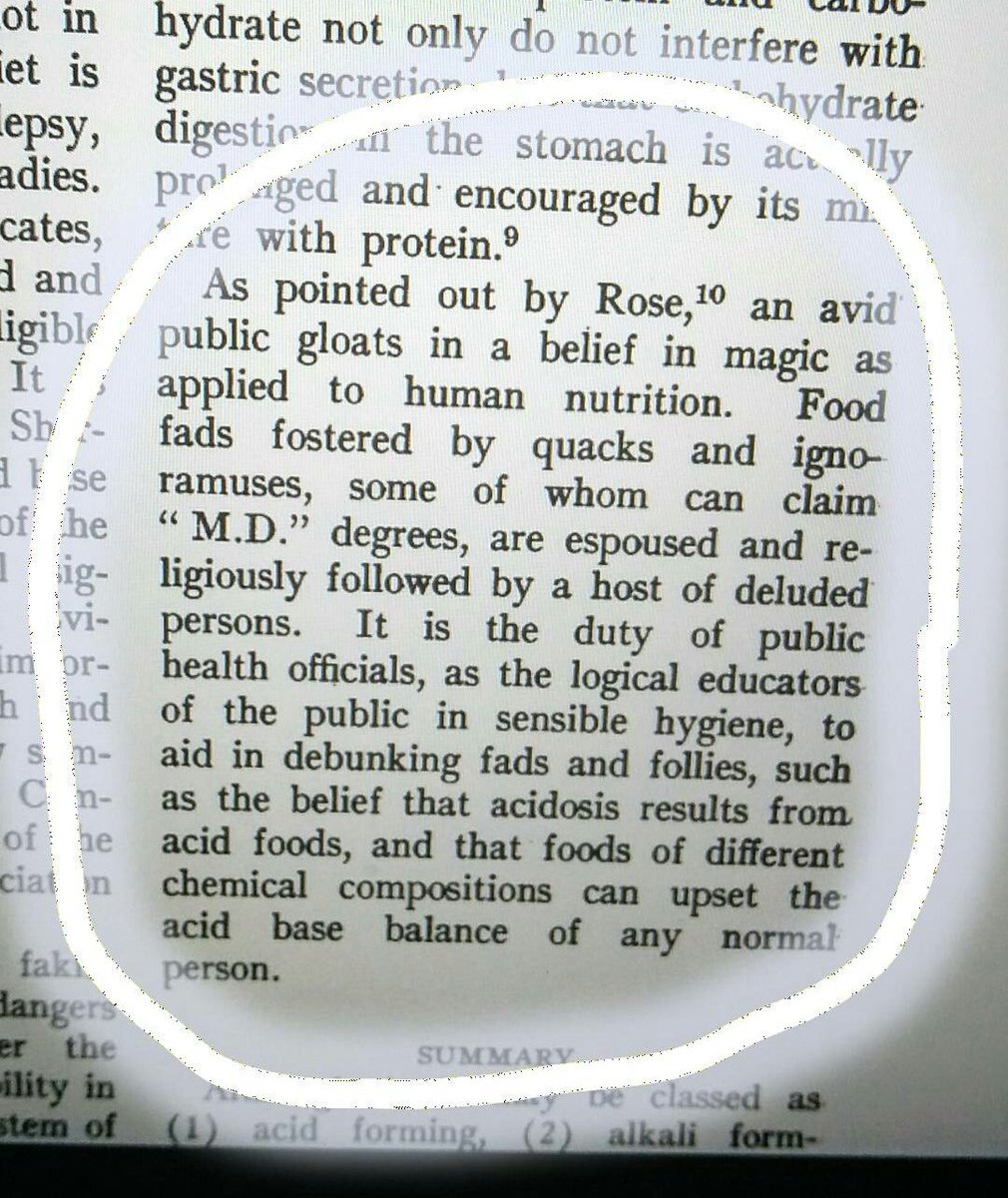 DieteticSpeak's tweet photo. Loving this ranty article written by a Doctor in 1936 about the alkaline diet 😂👌 #nutribollox #alkalinediet https://t.co/ehDNNpR9ib