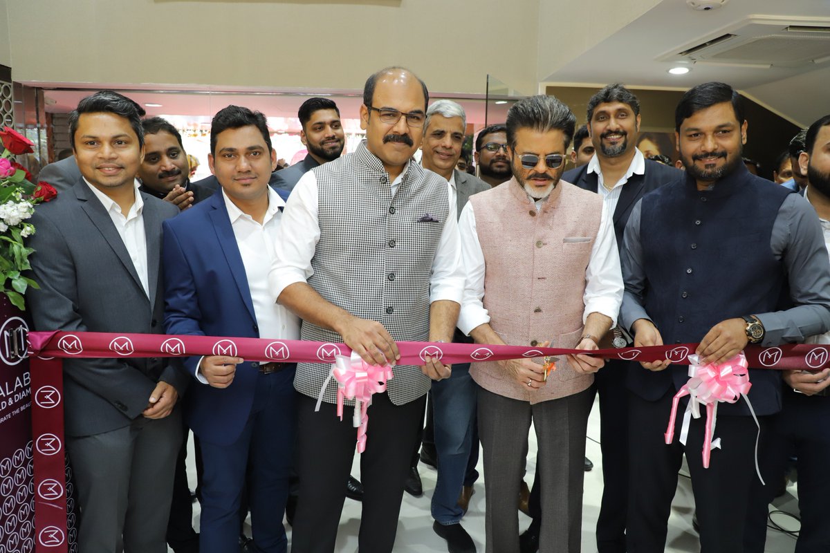 Renowned Bollywood Star <a href="/AnilKapoor/">Anil Kapoor</a> inaugurated our 212th showroom in Noida on 18th February.<a href="/Malabartweets/">MGD</a>