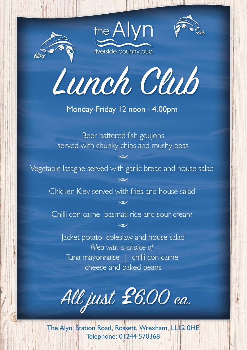 TasteCheshire's tweet image. Have you tried the Lunch Club at @AlynRossett?

Available Monday-Friday, 12pm-4pm!

tastecheshire.com/deals/lunch-cl…

#Wrexham #NorthWales