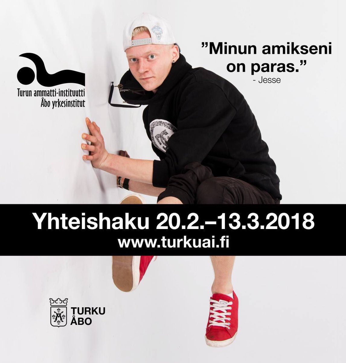 Jesse: ”Minun amikseni on paras”
#yhteishaku alkaa 🔊🔊🔊 #amis #ammatillinen #teetulevaisuutesi #väylätauki