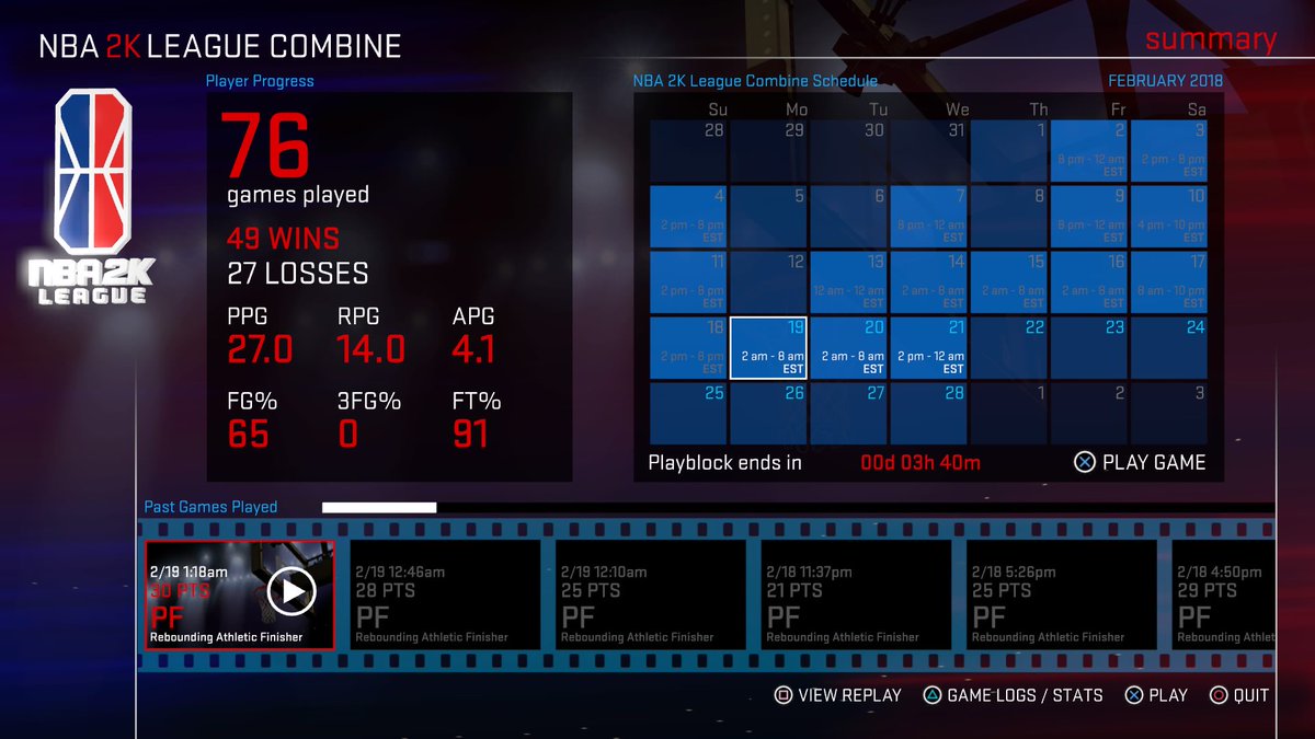 Snoopy__Young's tweet image. 76 games strong #ProveYourself #2kDraft  #PS4share