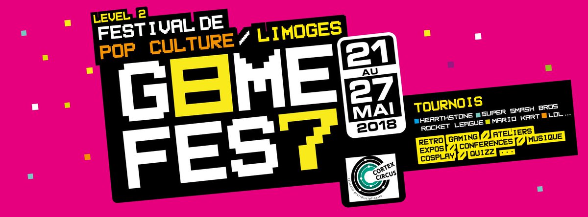 CortexCircus's tweet photo. https://t.co/M8OcnHCgvB Votez pour le G8ME FES7 ! Le festival de jeu vidéo de @limoges #prixnumerique @GroupeAudiens https://t.co/U2gxhEyCDZ
