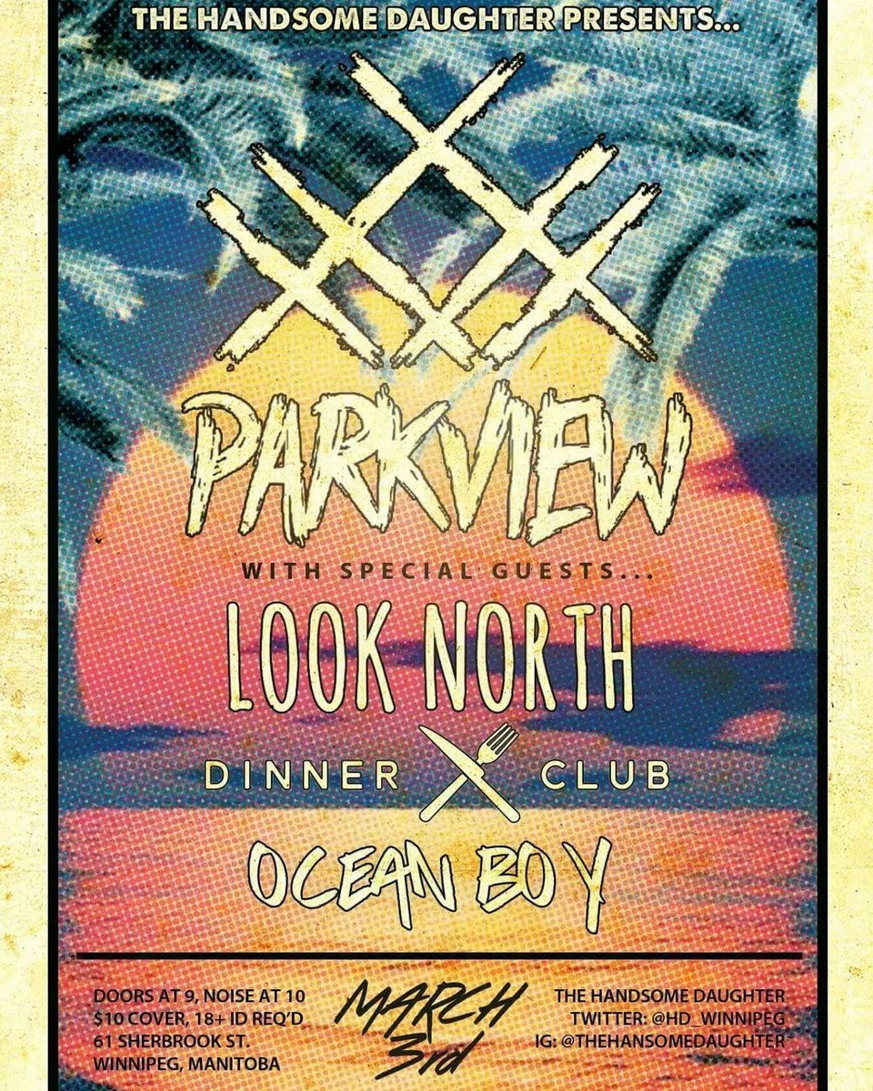 Come find us at The Handsome Daughter on March 3rd! <a href="/HD_Winnipeg/">TheHandsomeDaughter</a> #punk