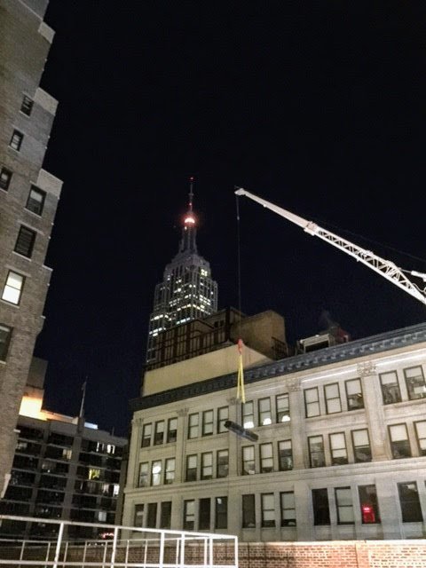 donnellymech's tweet photo. Friday Nights Are For Rigging! #DonnellyHVAC #DonnellyInNYC #CoolingNYC #HVACConstruction https://t.co/NxzjukvzmL