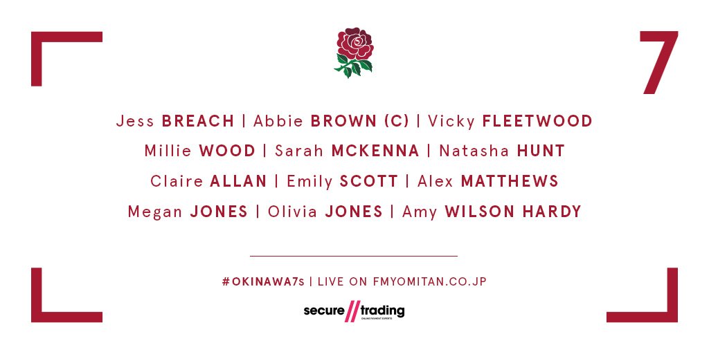 EnglandRugby's tweet photo. Good luck to the #England7s women's team who will be playing in an invitational tournament in Japan this weekend 🌹 #Okinawa7s https://t.co/45MwO3vCEr