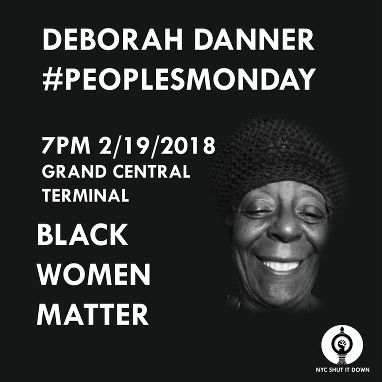 KeeganNYC's tweet image. NYC Today. #PeoplesMonday for #DeborahDanner, a 66-year-old black woman who was shot dead in her own apartment by an NYPD officer who was acquitted of all charges last week.