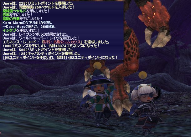 うにゅう On Twitter Ff11 Wkrユムカクス 召ソロ 初 ２垢はいますが速攻で死の宣告でぷりケツしたので メイン召のみで削りきりました ユムカクスは久々でフェイスが結構な頻度で蒸発するので テンパって時間計測しませんでした ２０分 だったかな無事 クリア