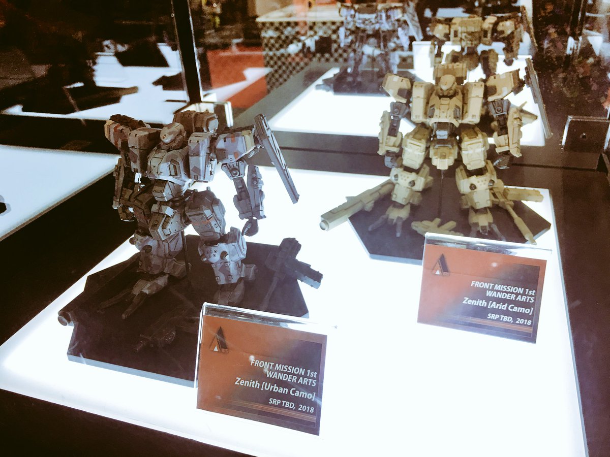 FRONT MISSION Wander Arts prototypes of Frost and Zenith are on 