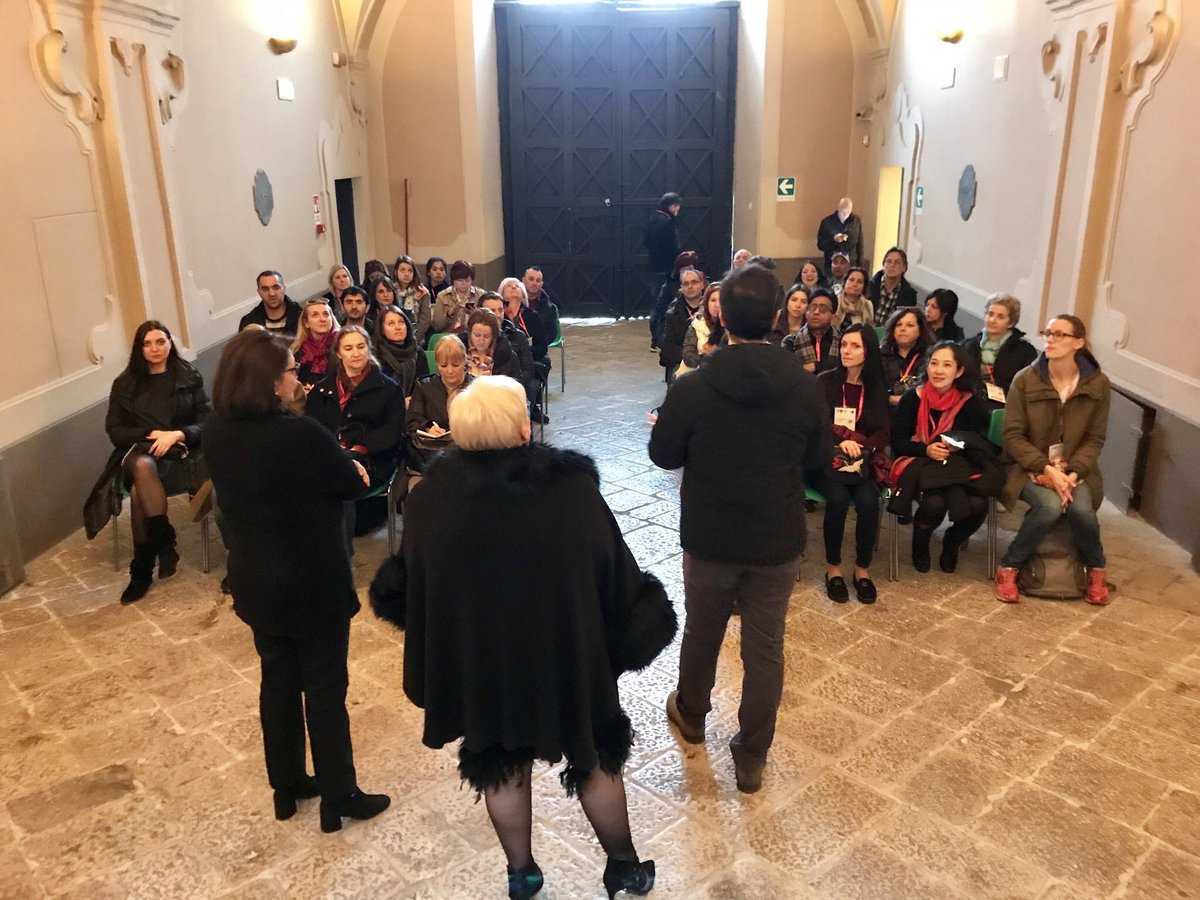 btmitalia's tweet photo. Il #FamTrip di #BTM2018 con i nostri buyer e blogger inizia da #Taranto con la visita dello splendido #PalazzoPantaleo e del Museo etnografico "Alfredo Majorano”.
#turismo #tourism #puglia https://t.co/Ej09HTpaxW