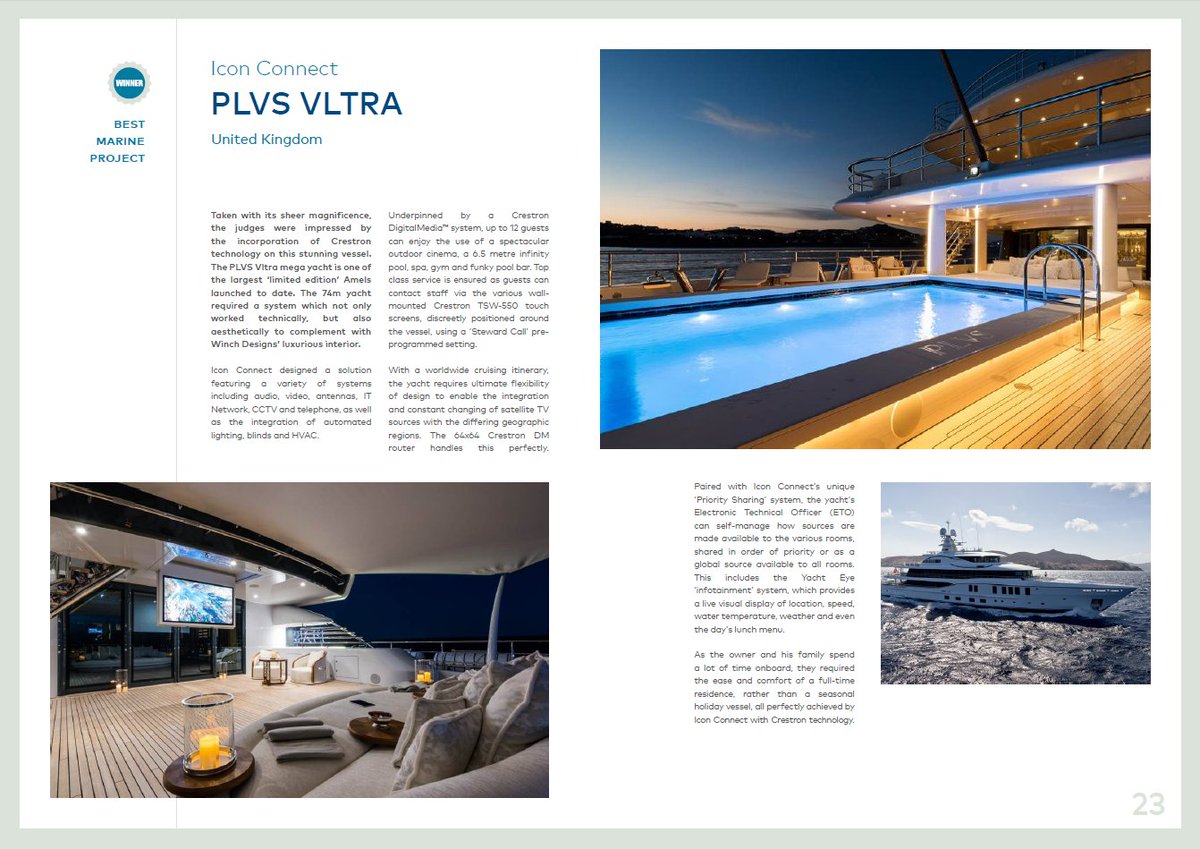 A great article about the EMEA <a href="/Crestron/">Crestron</a> Integration Award we won at ISE ! 
Project MY PLVS VLTRA built by @AmelsNews