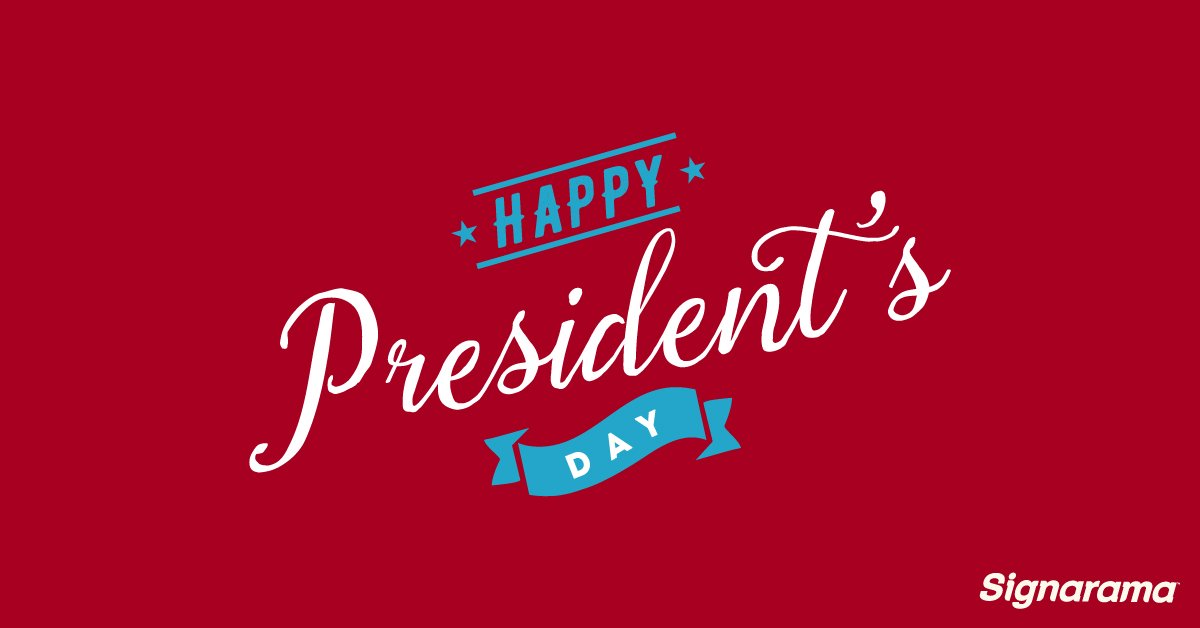 Today, we remember some of the most courageous leaders in history. Happy President's Day! #PresidentsDay2018 #Signarama bit.ly/2EWs9kt