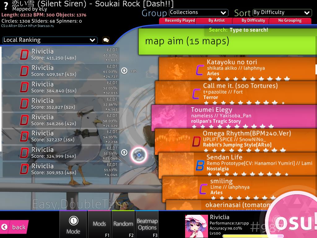 하햏 The Basic Of Osu Is Jumps And Streams